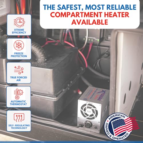 Image of Boat Engine Compartment Heater | 600w Marine Certified Bilge Heater, Use For Winter Storage, Under RV, Freeze Protection, Well House, Campers, Greenhouses, & Boats