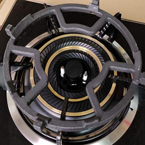 Universal-Gasherd-Unterstützung, Herd-Untersetzer, Herd-Pfannen-Unterstützung, Gasherd-Regal, eingebauter Gasherd, Flüssiggas, Gas, Gasherd-Zubehör, Gasherd, kleiner Topflappen (schwarz) (Farbe: Schwa – Bild 3