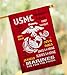 USMC House Flag - Pack Armed Forces Marine Corps Semper Fi United State American Military Veteran Retire Official USA Vintage Applique - Banner Small Garden Yard Gift Double-Sided Made in 28 X 40