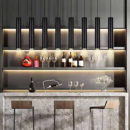 Lámpara colgante de aluminio RAGGZZ tubo largo 7W luz cálida 8x40cm 3