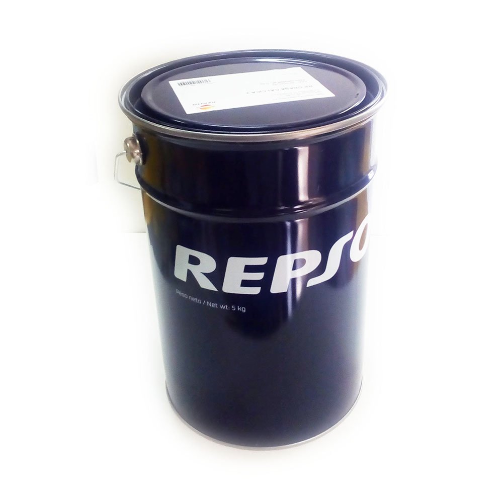 Repsol Grasa amarilla multiusos 5 kg netos Fútbol 2 para vehículos pesados medios agrícolas grúas puentes de lavado