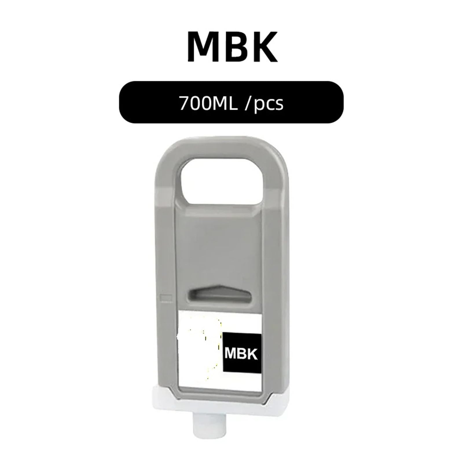 12 Cartuchos de Tinta PFI-706 de 700 ML, Compatible con Canon