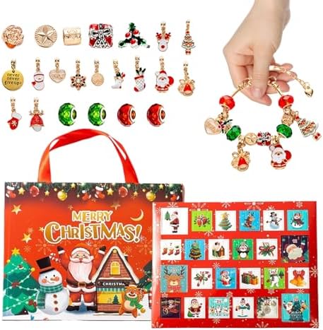Calendrier de l'Avent Bijoux - Charm - Noël 2023 - 2 bracelets en