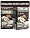 Tokelau Keto Coffee Packets with C8 MCT Oil Powder | Hit Ketosis & Burn Fat | Elevate Body & Brain Power | Rich, Smooth Flavor | Ketogenic Certified | Organic Ketogenic Coffee with Coconut Milk