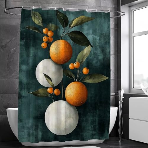 Rideau de douche imperméable à séchage rapide pour baignoire D-4152 - 4