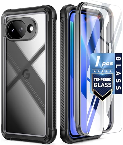Poetic Guardian Coque pour Google Pixel 10A 5G (2026), charge sans fil | Protection d'écran en verre trempé | Testé contre les chutes de 6,1 m de qualité...
