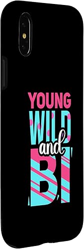 Miniatura 9 de iPhone 13 Pro Max Young Wild and Bi - Bisexual Pride Case