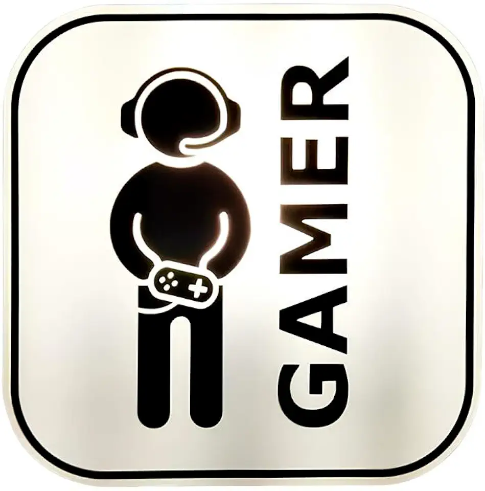 Luminária Gamer LED 3247 – Luz Ambiente RGB/LED, Abajur Decorativo para Quarto, Escritório ou Setup Gamer