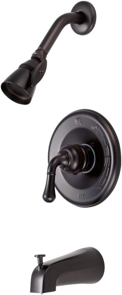 Kingston Brass KB635T Magellan Single-Handle Pressure Balanced Tub and Shower Faucet, Trim Only in Oil Rubbed Bronze