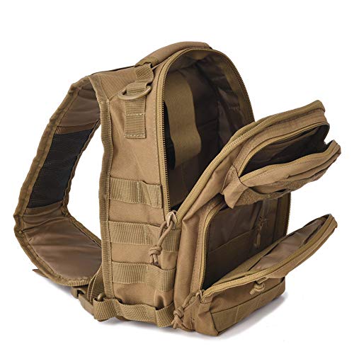 Mochila tiracolo tática militar Rover alça de ombro bolsa de transporte diário pequena