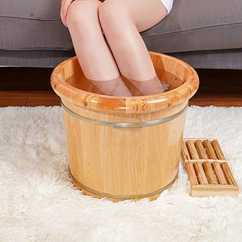 Spa de Pies de Madera Beige 30 cm con Tapa miniatura 4
