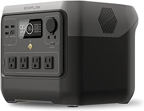 EF ECOFLOW Portable Power Station RIVER 2 Pro 700, 716Wh LiFePO4 Battery/70 Min Fast Charging, 4X800W (Up to 1600W) AC Outlets, X-Boost Solar Generator for Outdoor Camping,RVs,Emergency Backup