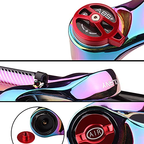 Bolany Iridescent Supension 27.5/29 Inch 120Mm Air Fork Aluminum Alloy Straight Steerer Cnc Colorful Mountain Bike Forks (29") #TOP4