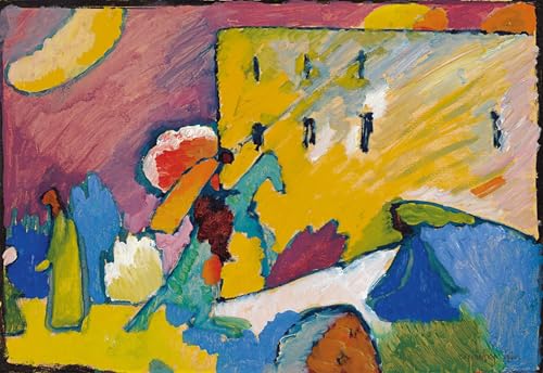 Impression sur toile Kandinsky décoration nordique pour chambre à coucher