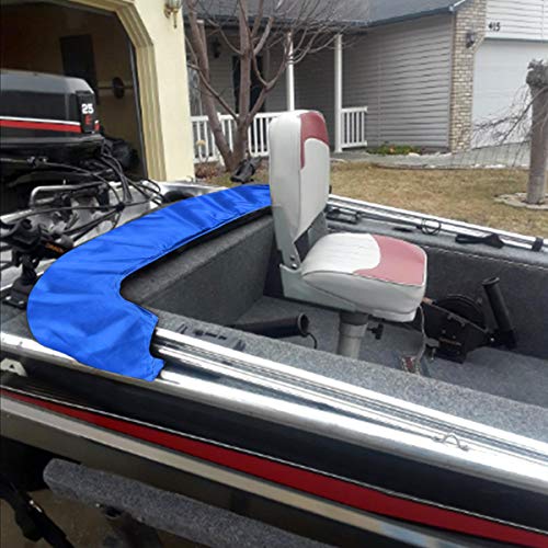 Sogudio Design With Light Hole Bimini Top Cover,Suitable For 3-4 Bows Tops,Effectively Prevent The Erosion Of Uv,Sea Water In Summer, Designed Resin Zipper Canopy,Xl 81-101In Blue #TOP4