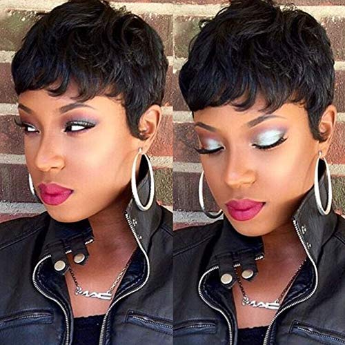 human hair pixie wigs