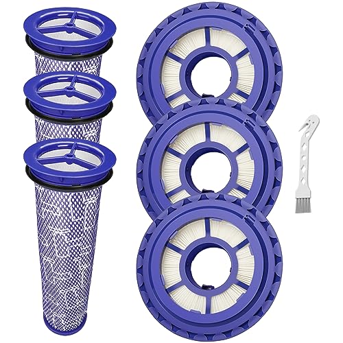 Lemige Replacement Vacuum Filters for Dyson DC41 DC65 DC66 UP13 UP20 UP30 Multi Floor Ball Animal 2 & 3 Vacuums, Part 920769-01&920640-01, 3 Post HEPA Filters & 3 Pre Filters