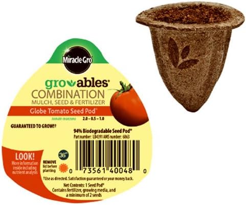 Miracle-Gro Groables Globe Tomato Seed Pod