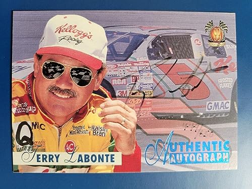 Terry Labonte 1996 SCOREBOARD AUTHENTIC AUTOGRAPH AUTO - NASCAR - Nascar Cards