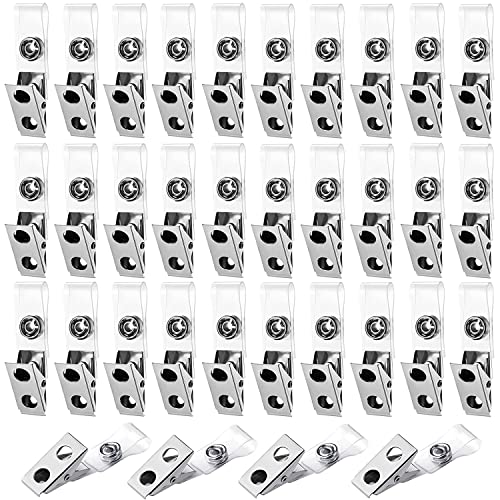 Sangles en PVC transparent et 200 attaches métalliques résistantes pour porte-badge
