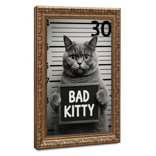 Poster chat amusant animaux pour egayer un mur de bureau vide