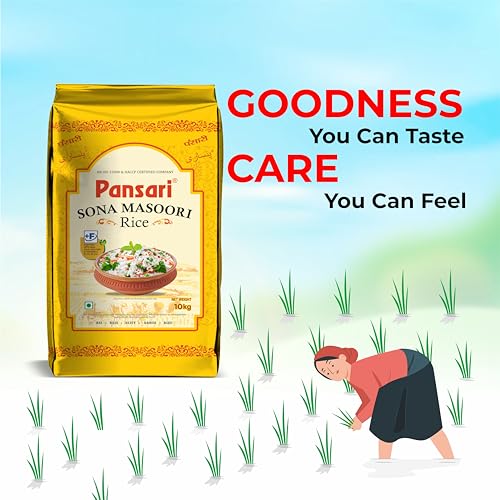Image of Pansari Premium Sona Masoori Rice, 10 kg
