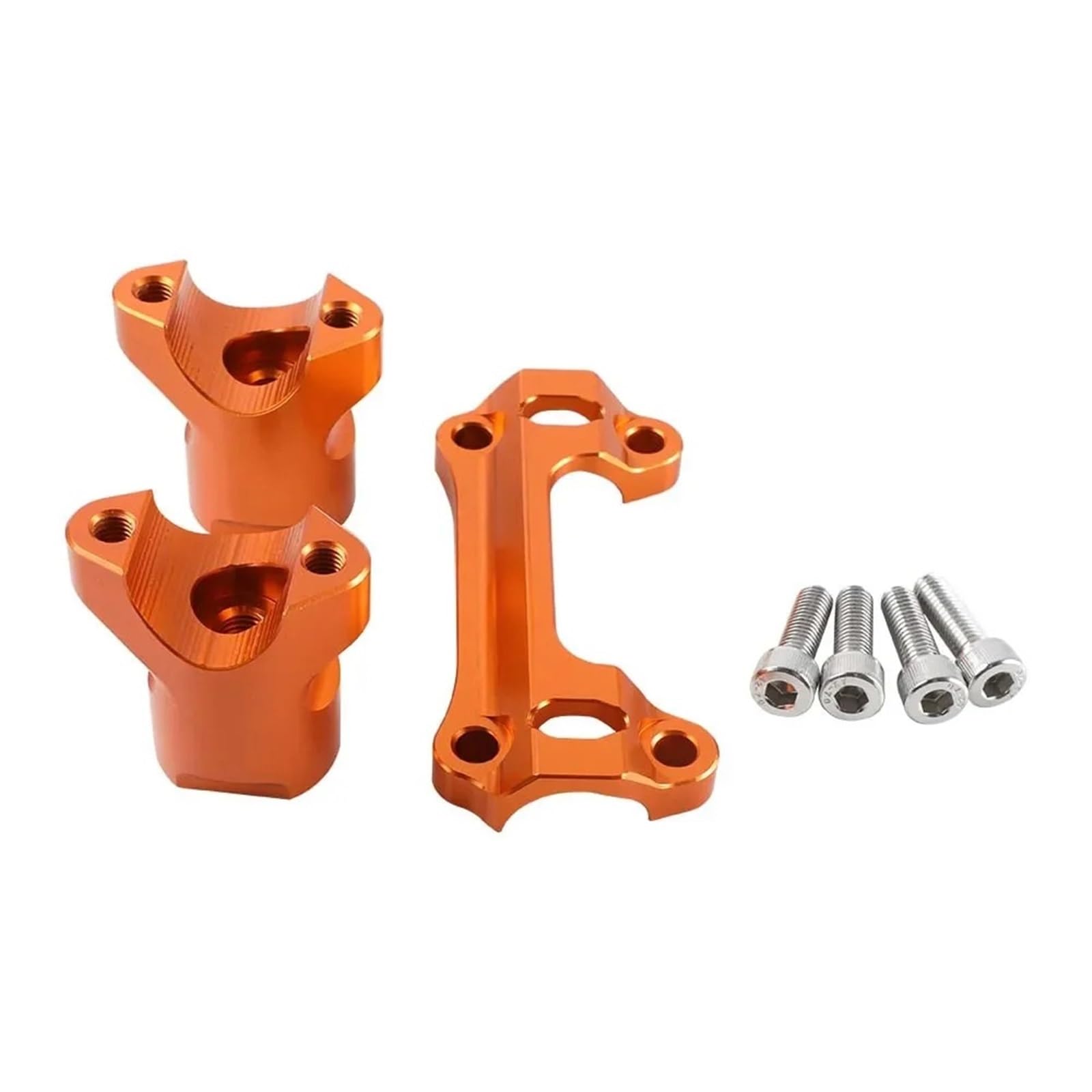 Pasuje Do 125-500 300 250 EXCF SX SXF XC XCF XCW XCFW XWF 2023-2025 Zacisk Podnośnika Kierownicy Motocykla Zacisk Wspornika Kierownicy Riser zacisk Adapter(Orange)