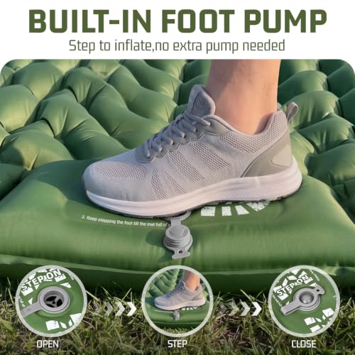 Image of Double Sleeping Pad for Camping, 2 Person Air Mattress