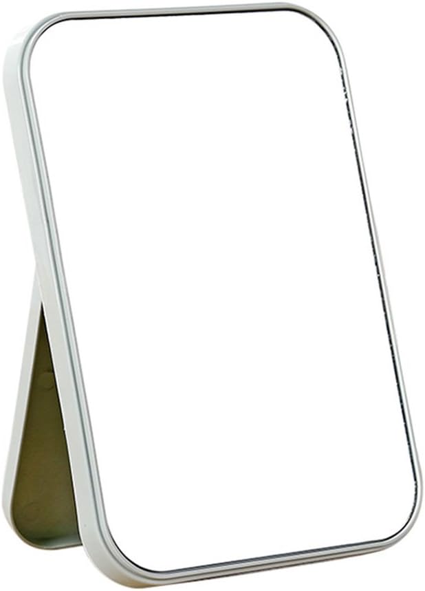 Espejo de Maquillaje Plegable Beaupretty con Luz y Base, Color Verde Claro