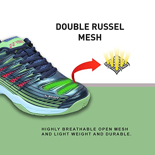 Image of YONEX Badminton Shoes Tour Dominant 2 | Ideal for Badminton,Squash,Table Tennis,Volleyball | Non-Marking Sole |TRU Cushion |Durable Skin Light|Synchro-Fit Insole|Toe Assist Shape|Hexa Grip |Light Weight|