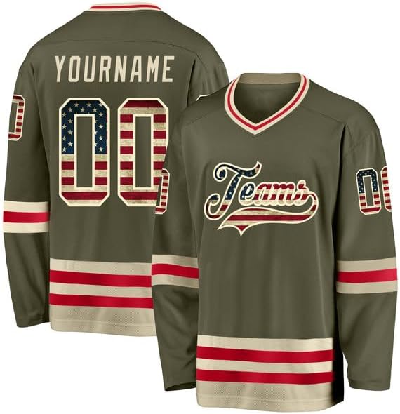 Personalized Pink Hockey Jersey, Hockey Jerseys for Men, Custom Pink White-Kelly Green Hockey Jersey,