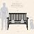 Devoko Outdoor Bench, HDPE Garden Bench Weatherproof, 2-Person 800 LBS Heavy Duty Patio Bench for Outdoors, Patio, Porch, Backyard (Black)