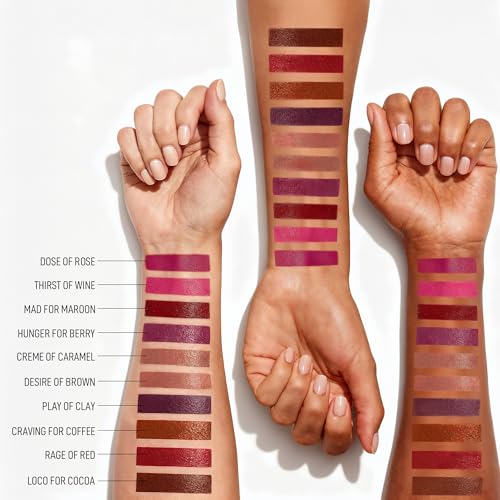 Image of RENEE Stay With Me Matte Transferproof Liquid Lipstick- Craving for Coffee| Waterproof & Smudge-proof | Bold Pigment, Lightweight & Long-lasting | With Hyaluronic Acid & Vitamin E | 6 ml