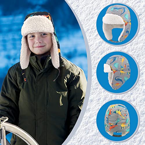 Image of BAVST Winter Trapper Hat for Boys Girls Waterproof Warm Baby Toddler Ushanka Fleece Beanie Hats for 6M-6T