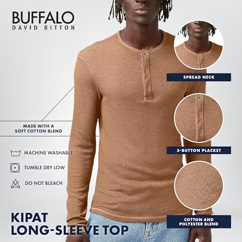 Buffalo David Bitton Men's Long Sleeve Henley4