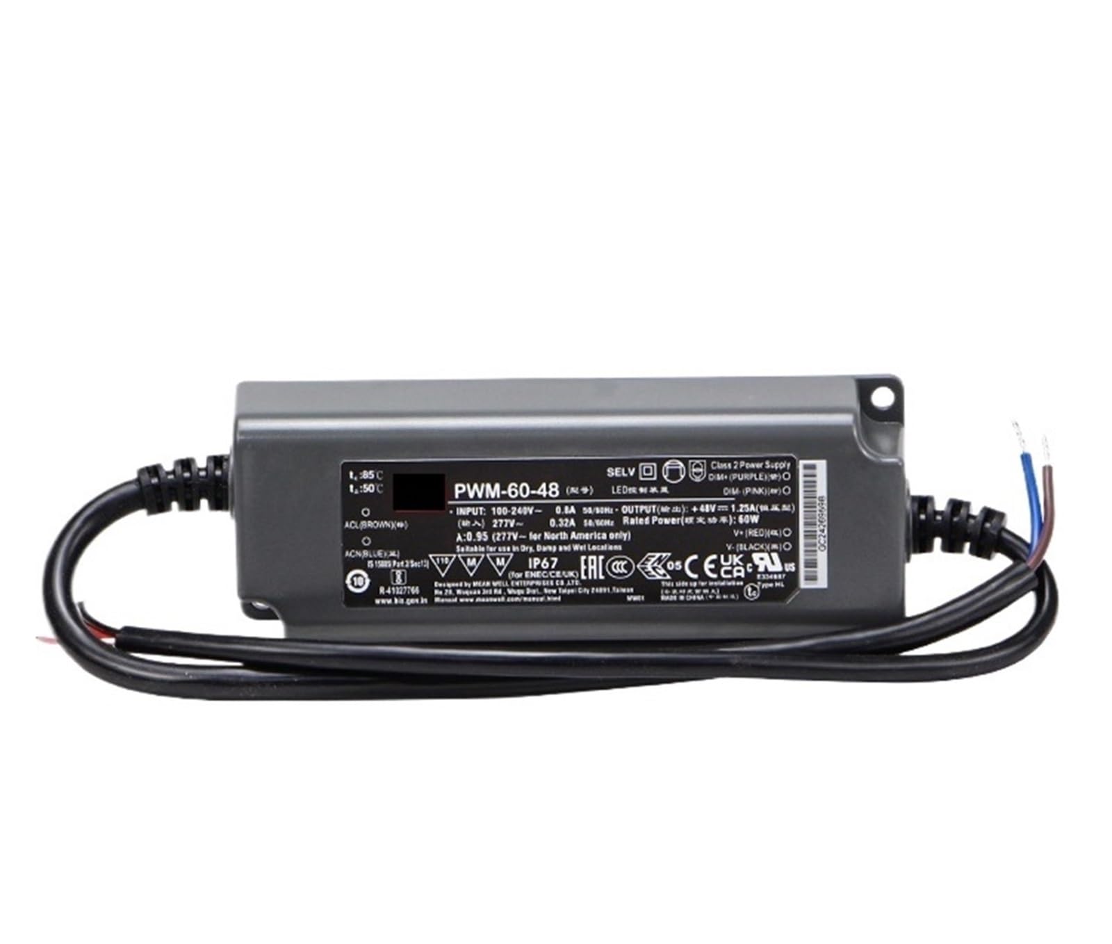 SWEWDSQG 90W PWM Output Driver Output IP67 Waterproof Power Supply PWM-90-12DA PWM-90-24DA PWM-90-36 PWM-90-48 PWM-90-24DA2(PWM-90-12DA)