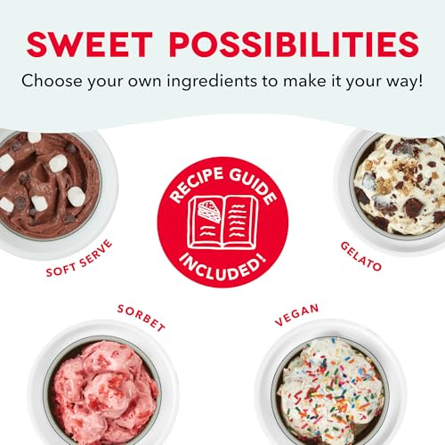 Image of Disney | Dash Mickey Mouse & Minnie Mouse My Mug Ice Cream Maker 2-Pack Bundle - Electric Countertop Soft Serve Ice Cream Machine, 2 Half-Pint Mugs with Ingredient Chute & Recipe Guide