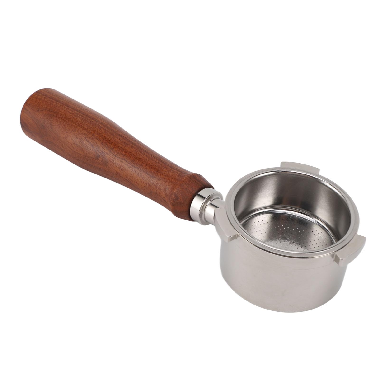 Garsent Portafiltro Desnudo sin Fondo de 51 Mm, para de 3 Orejas, Portafiltro de café, Accesorios de Espresso Extraíbles, Filtrado de Alta Eficiencia