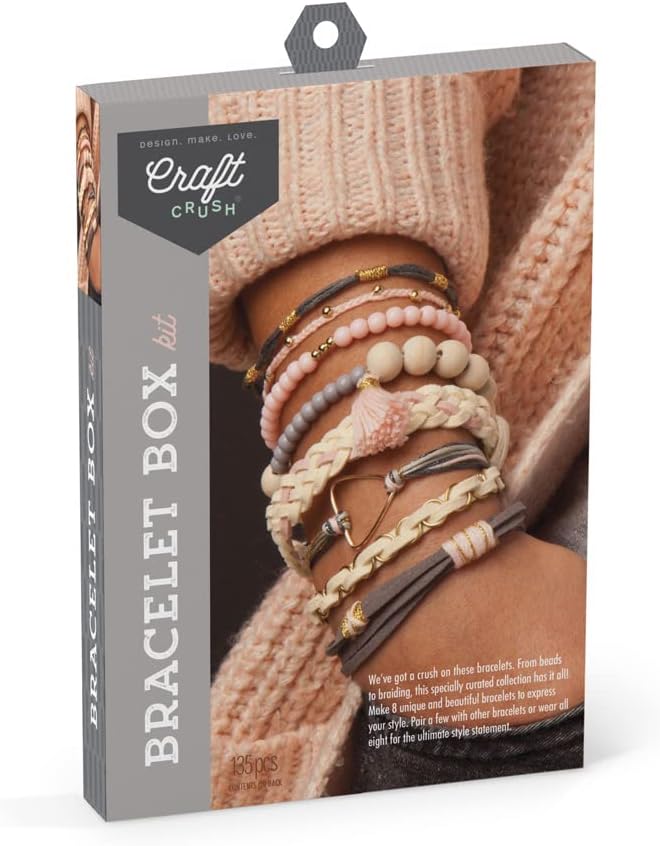 Craft Crush Blush DIY Bracelet Craft Kit