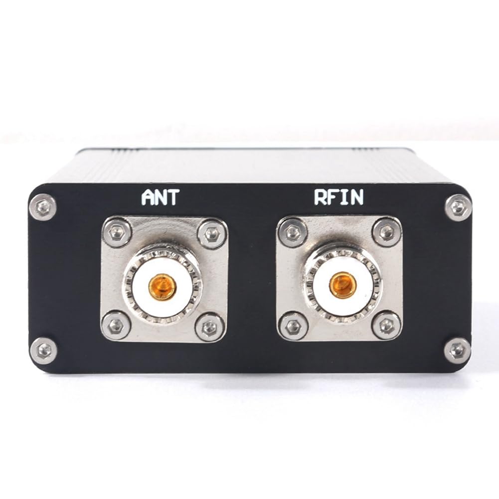 ATU-100 PRO+ Sintonizzatore D'Antenna Automatico 1.8-55Mhz Multifunzione Conveniente 0.96 Pollici Accordatore D'Antenna Nero Ricaricabile con