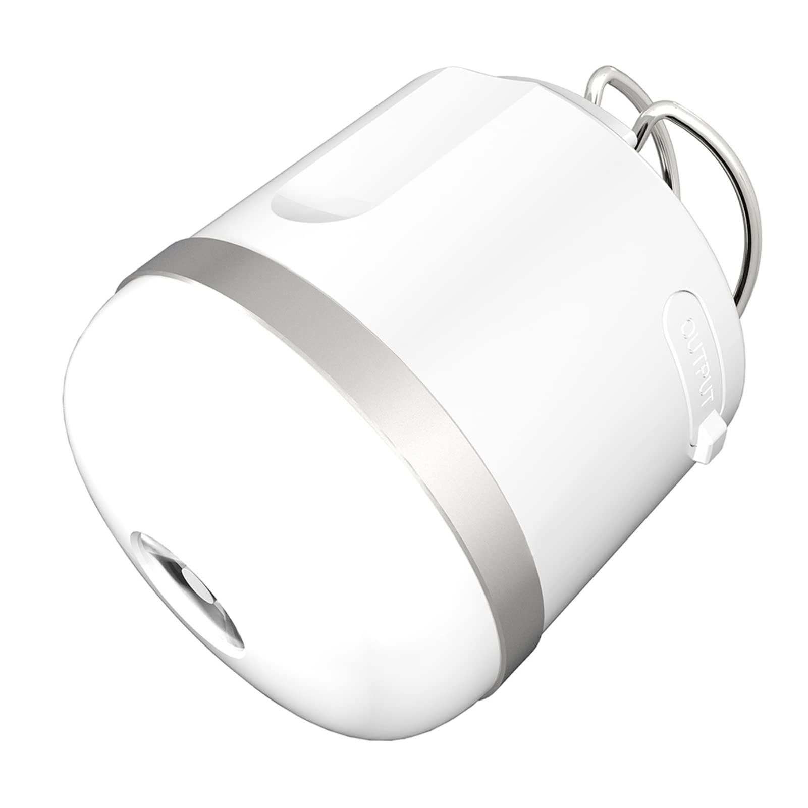 Lanterne da campeggio Mini Size Ricaricabile Magnetico Tenda Luci con Gancio per interruzioni di corrente, Luce Portatile per Campeggio Esterno Bianco