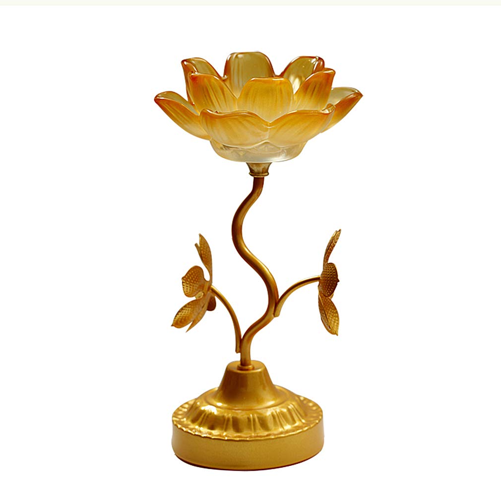 De Houder Van De Kandelaar Van Lotus Stock Foto - Image of kaarsje