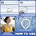 Neck Cooling Tube, Reusable Wearable Cooling Neck Wraps for Summer Heat, Cooling Starts at 28°C, Relief for Hot Flashes and Fever Smart ice Neckband for All Sports Outdoor Activities (B)