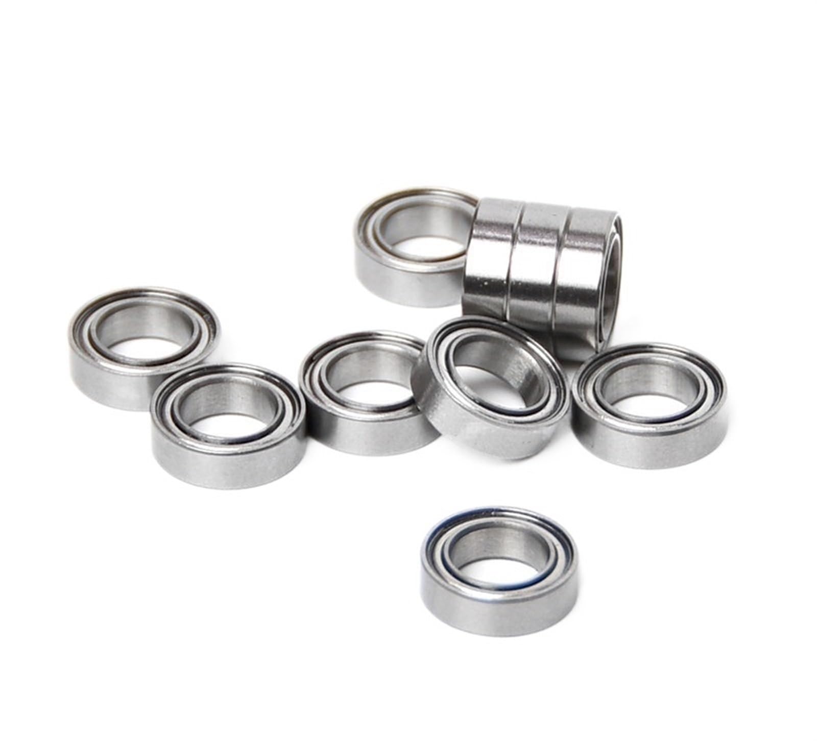 HYUJNAFZR Bimetal Seal Shield Micro deep Groove Bearing 10pcs MR137ZZ 7x13x4mm Metal Ball Bearing