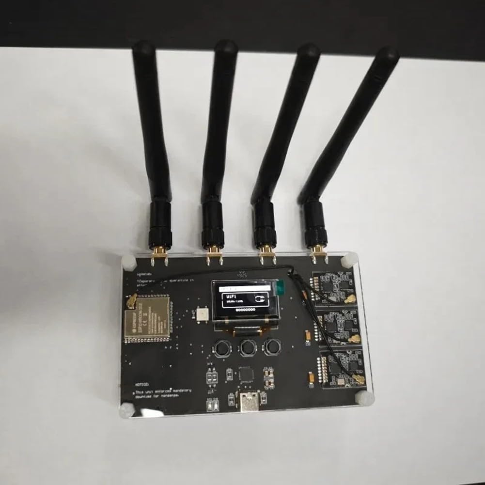 Für Esp32 RF Clown V2.0 Sicherheitstester Kit – 3 NRF24L Für BLE & BT Signale, Für Oled Analysegerät, Kompatibel Mit Für Nrf Geräten, Für Elektronik Forschung