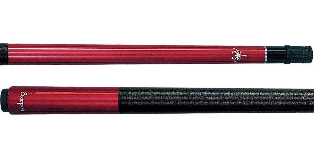 Scorpion Pool Cue - Red