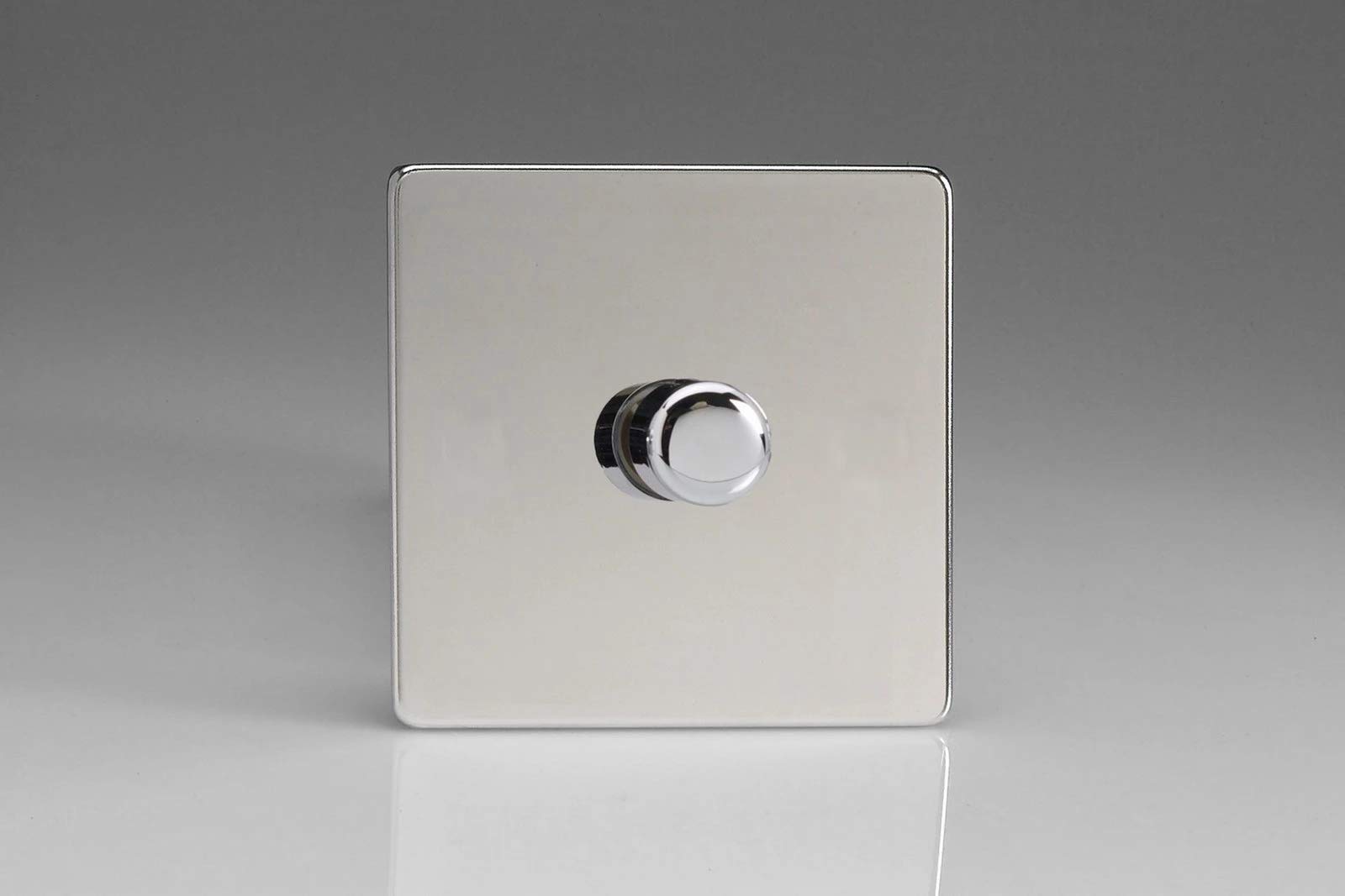Varilight 1-Gang 2-Way Push-On/Off Rotary Dimmer 1 x 60-400W Polished Chrome HDC3S