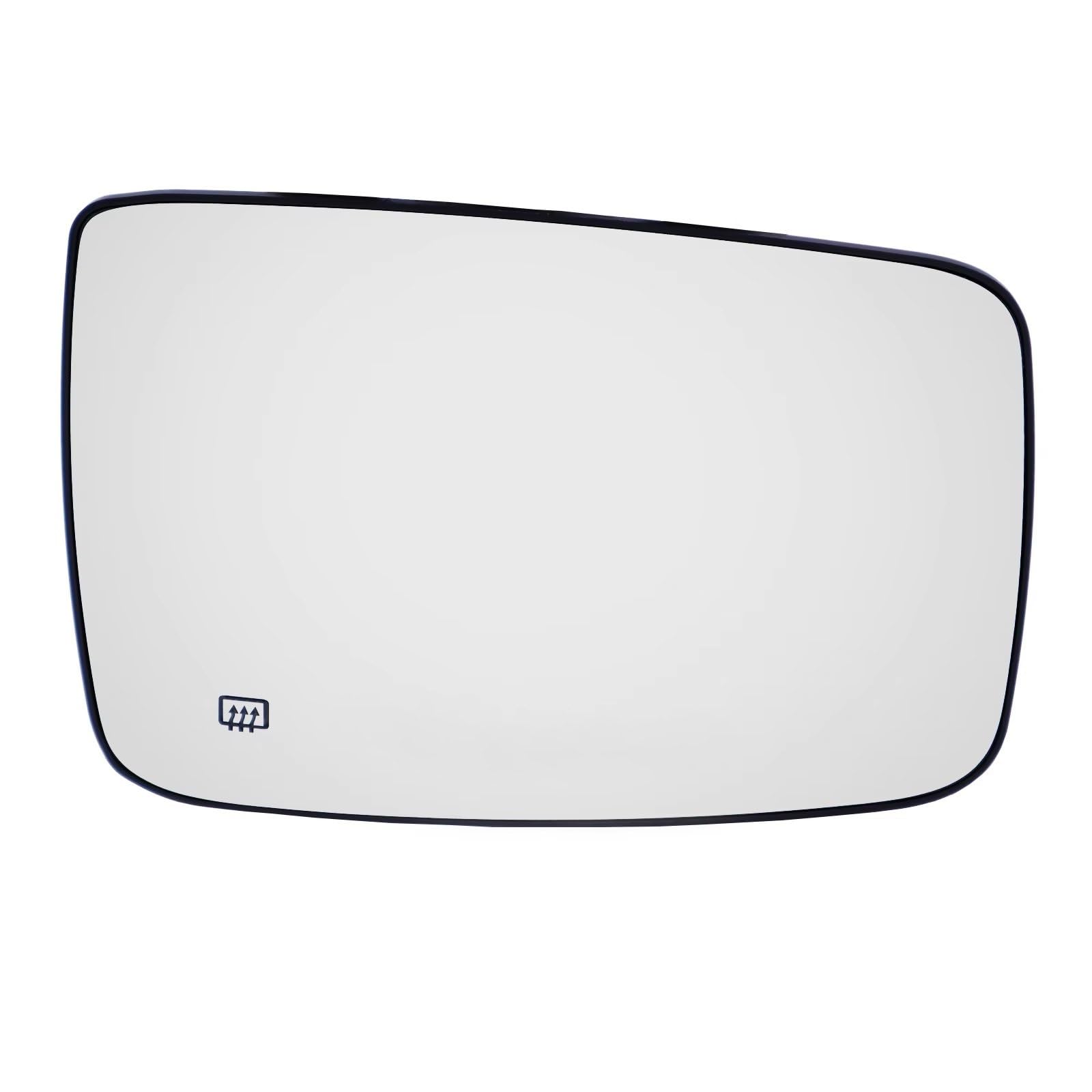 Auto Specchio Laterale Lastra Di Vetro Per Dodge Per Ram 1500 2500 2009-2019 Auto Porta Di Vetro Riscaldato Ala Specchio Laterale Retrovisore 68079362AA Vetro Retrovisore(Right)