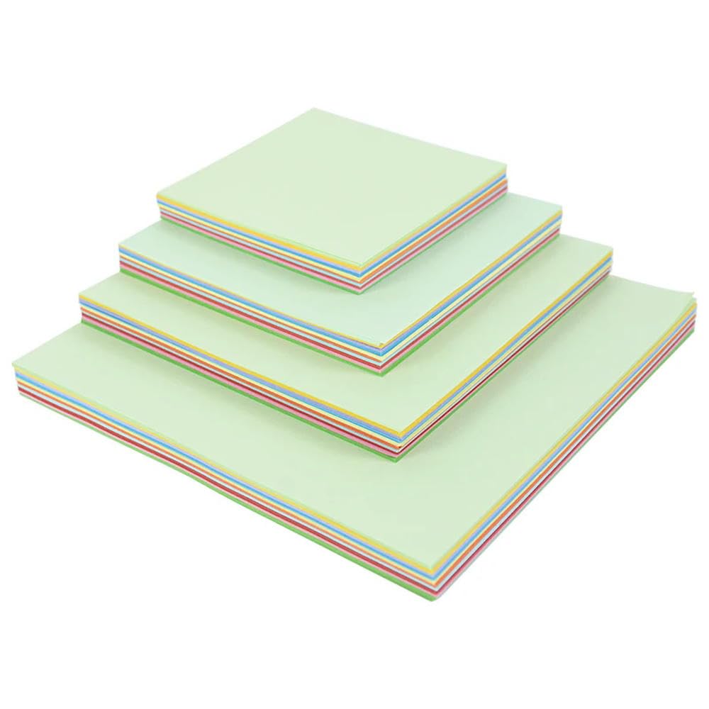 100 Blatt 8–15 cm Origami-Papier, doppelseitig, farbiges Origami-Papier, leicht zu falten, DIY, handgefertigtes Faltpapier, Kunsthandwerk