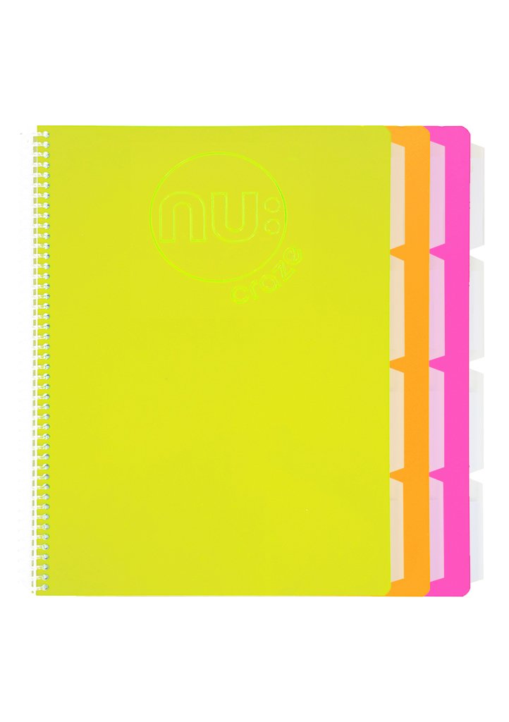 NU CRAZE GLOW A5 SPIRAL PROJECT BOOK